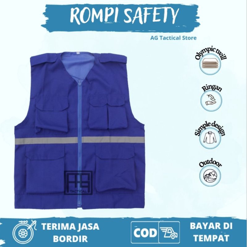 Rompi proyek/rompi parkir/rompi safety