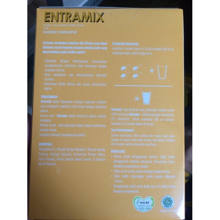 

Entramix Vanila 185Gr Tx0357