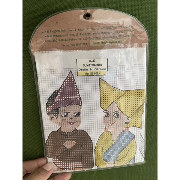 [NEW] Kristik/Crosstitch Pola Sumatra (benang sulam)