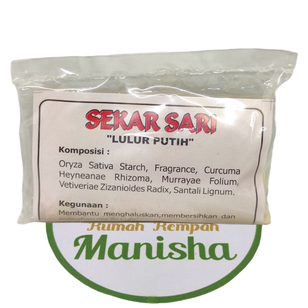 Lulur Putih Sekar Sari Original 30gr