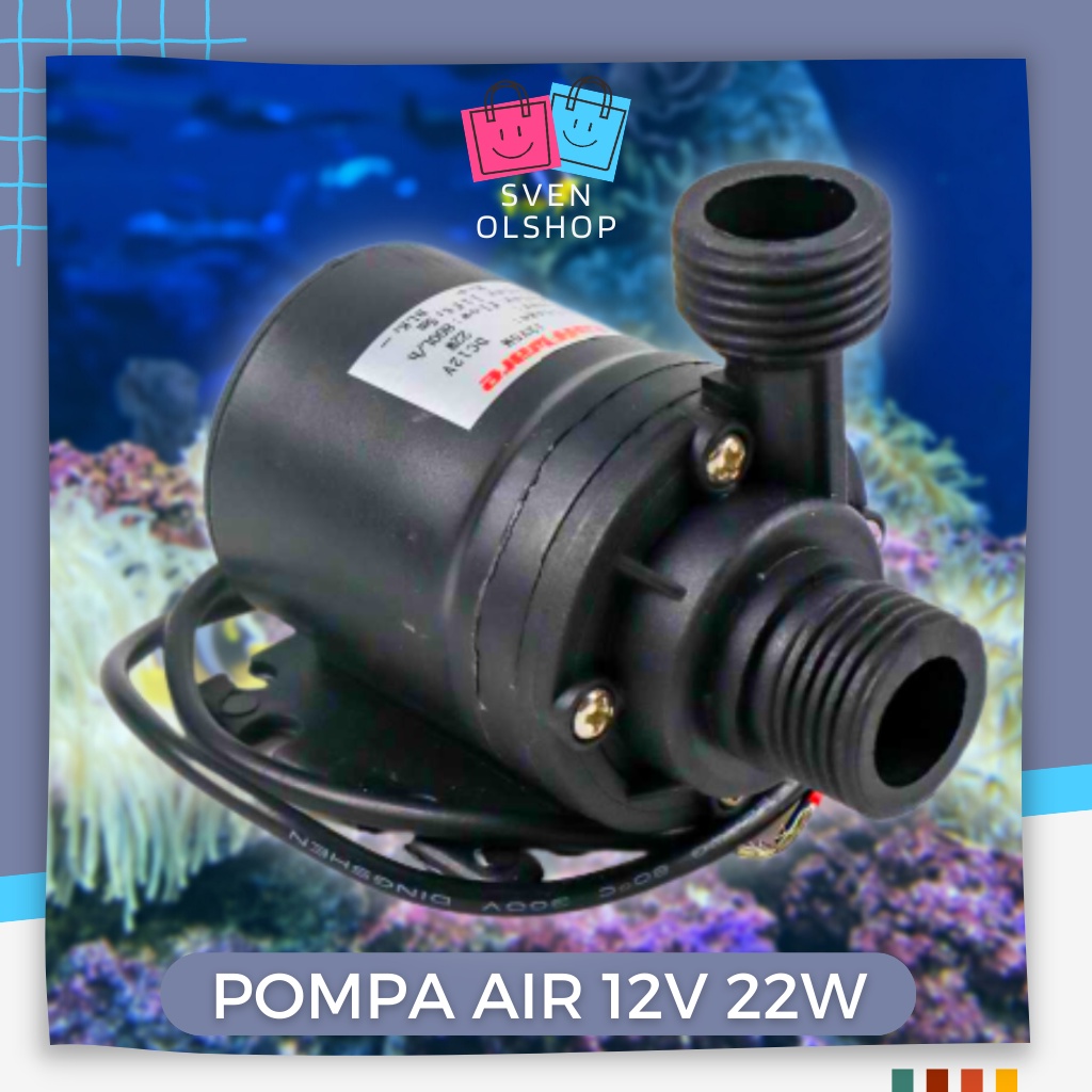 TAFFWARE Pompa Air Submersible Water Pump DC 12V Penguat Tekanan Air Pompa Celup 12 Volt