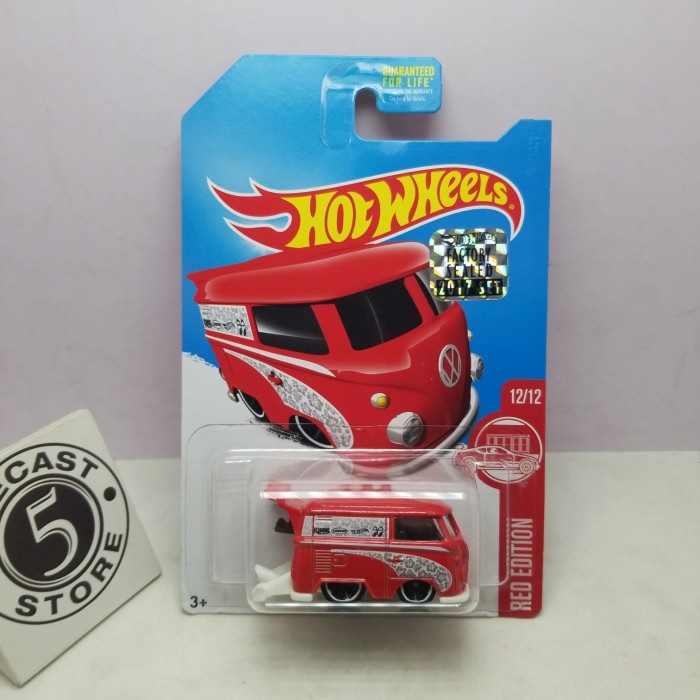 hotwheels 2017 factory sealed red edition kool kombi