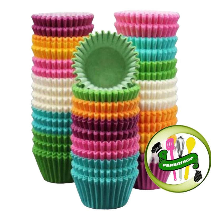 PAPER CUP/Alas Cake/Alas Nastar MINI WARNA WARNI ECER