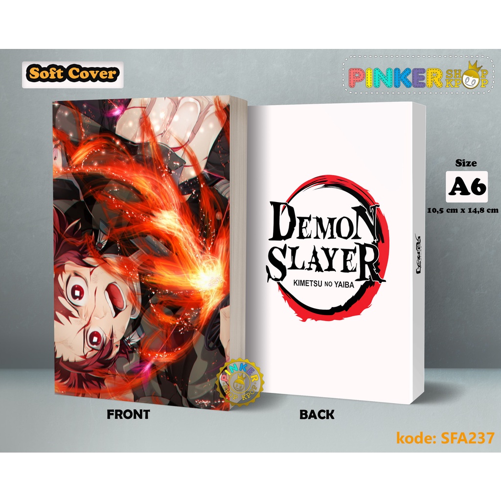 

(SFA237) Pocket Note Anime Demon Slayer Cover Softcover