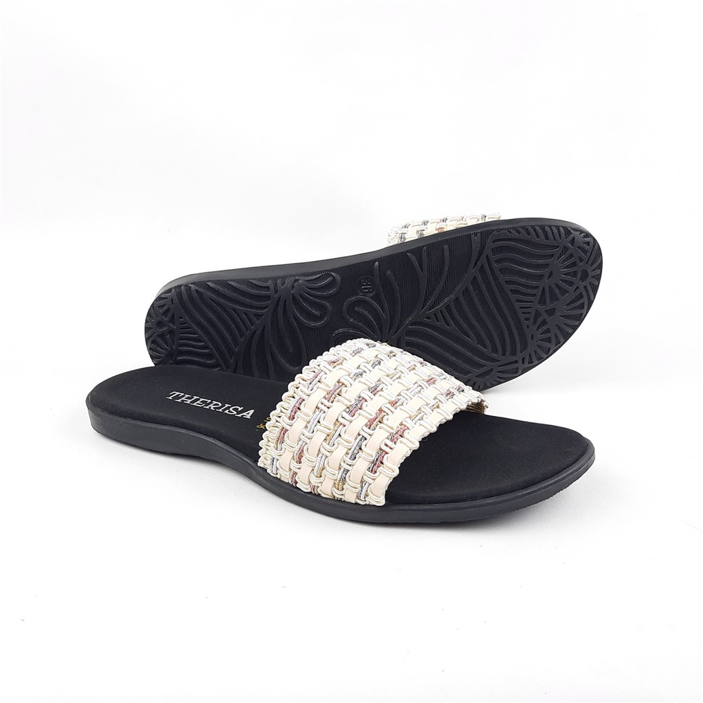 Sandal flat slop wanita Therisa CQCQ.01 36-40