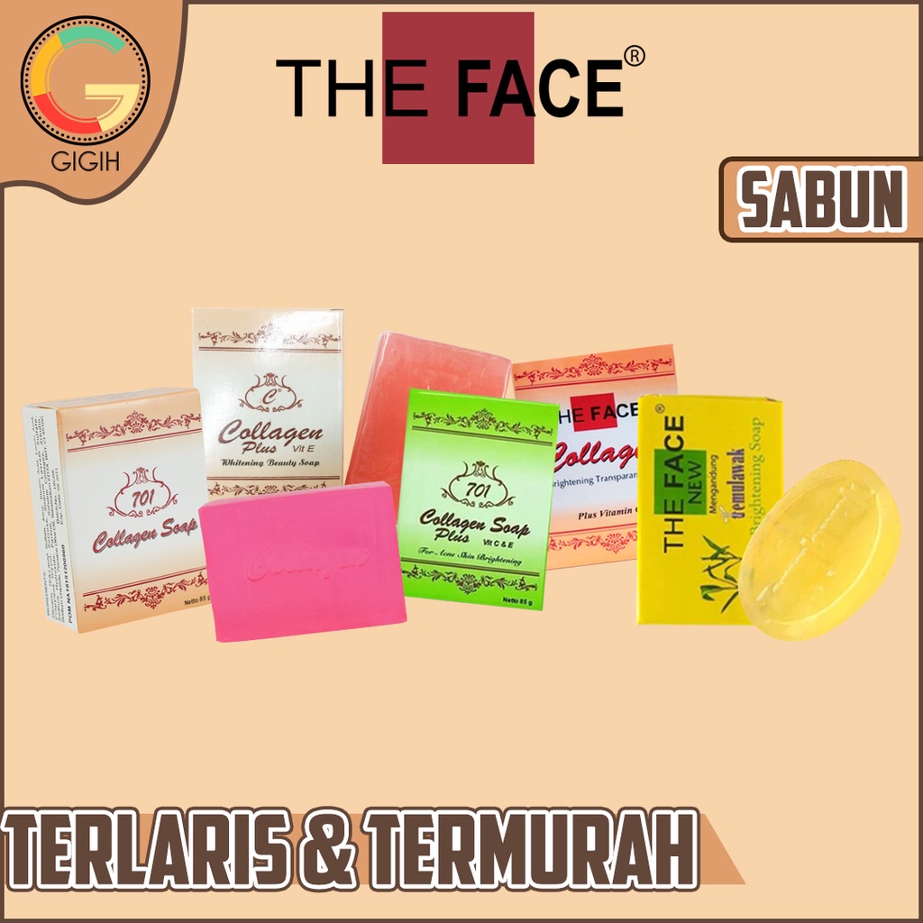 Jual Bpom Sabun The Face Collagen Brightening Transparant Soap Plus Vit