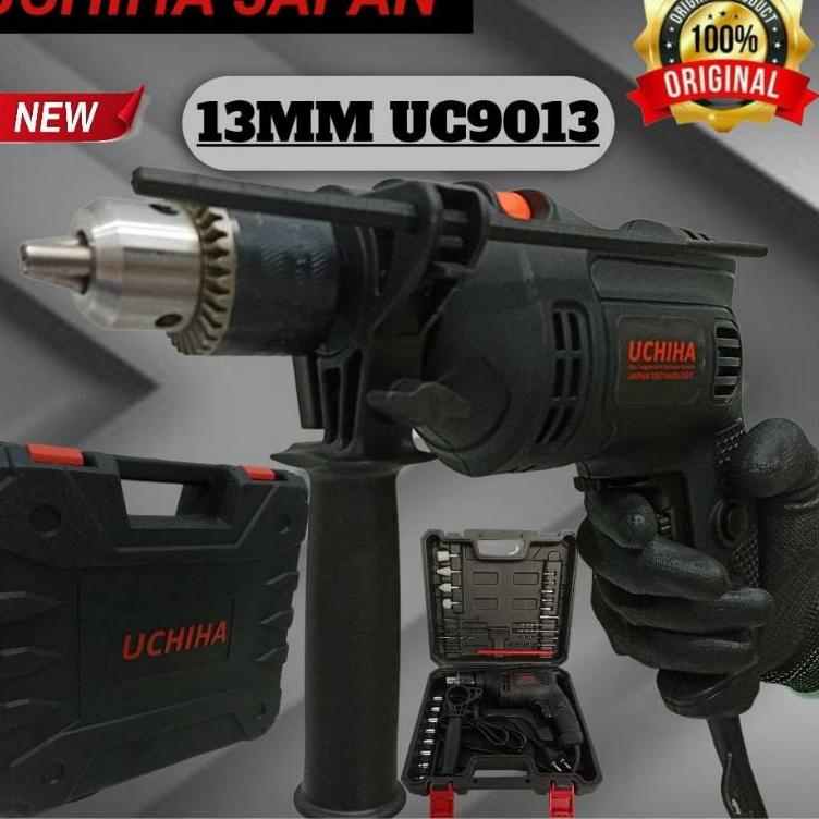 Telah Hadir.. Mesin Bor Impact Drill Listrik UCHIHA 13MM BETON TEMBOK BESI KAYU SETARA MAKTEC