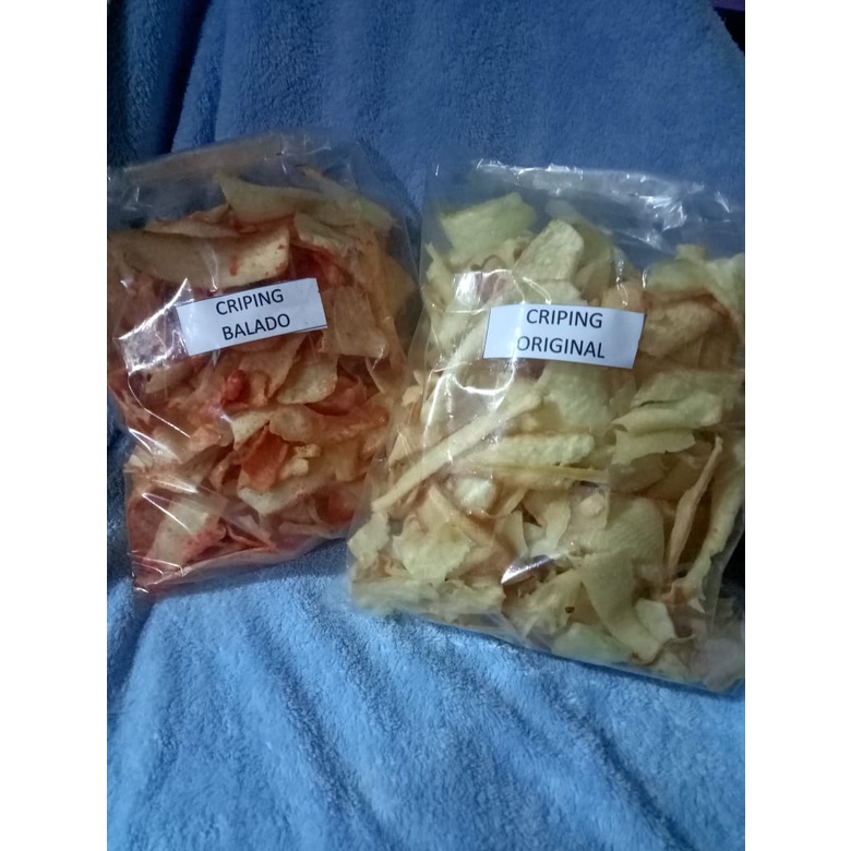 

Kripik Singkong / Criping Singkong Rasa Original dan Balado