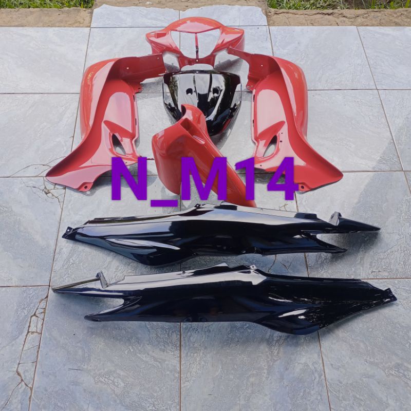 Cover body full halus smash new 2006-2009 merah