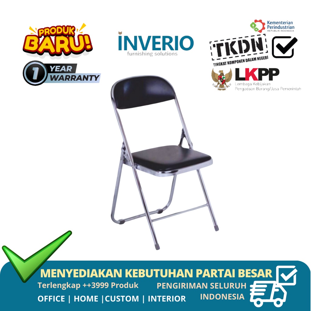 INVERIO - Kursi Lipat Murah / Kursi Aula / Kursi Rapat / Kursi Mahasiswa