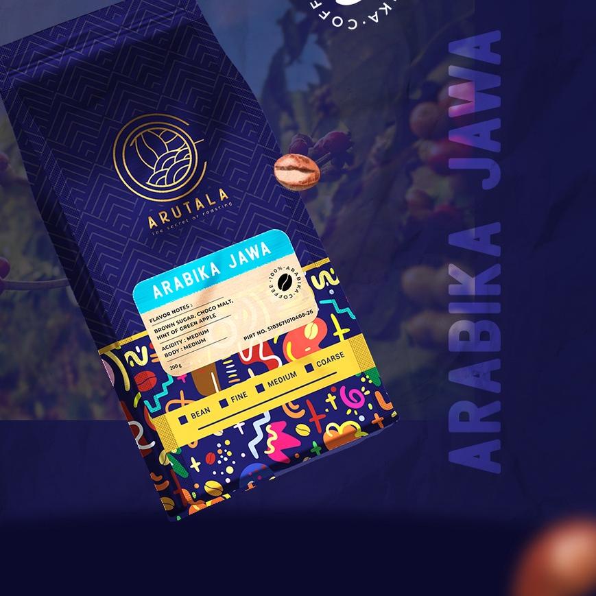 

Star ARUTALA Kopi Jawa Arabika Java Arabica Coffee 200 gram grosir