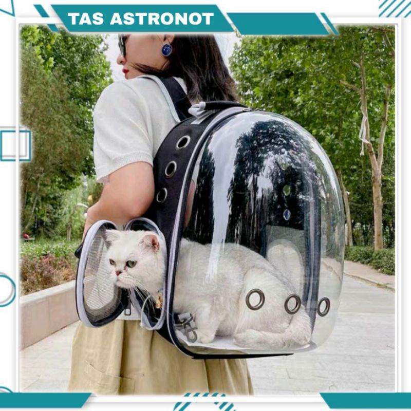 17 inch big Tas  Kucing Astronout  Travel Bag Nyaman dan  Cat Bag Pet Carrier Pet