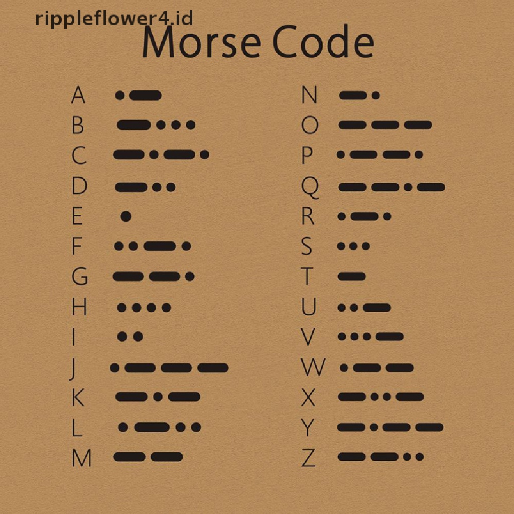 {rippleflower4.id} Handmade Morse Code Beads Adjustable Gelang Tali Hitam Dengan Kardus Tulisan I Love You Kreatif Pesona Perhiasan Untuk Kekasih~