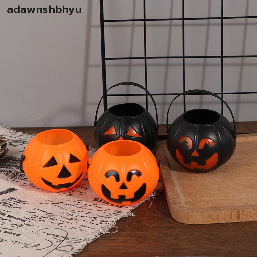 Adawnshbhyu Halloween Party Props Plastik Labu Bucket Dekorasi Halloween Dekorasi ID