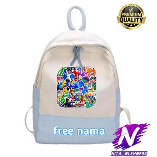 tas sekolah anak rainbow friends game roblox ransel anak