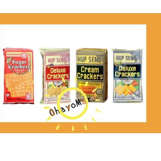 

Terbaik HUP SENG/ HUPSENG cream crackers/ Biskuit cap pingpong/ biscuits hup seng