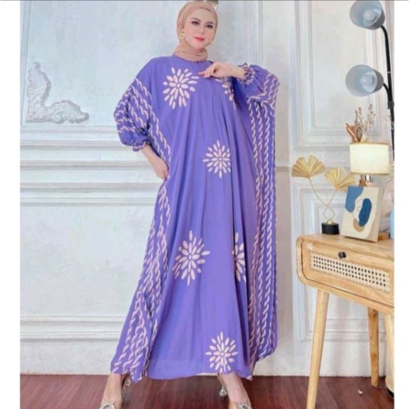 KAFTAN SAFIRA//KAFTAN SUPER JUMBO LD 140cm//DASTER LOWO TERMURAH