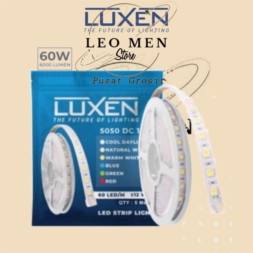 Lampu LED Strip~LED Strip DC~SMD 5050~Volt DC~LUXEN