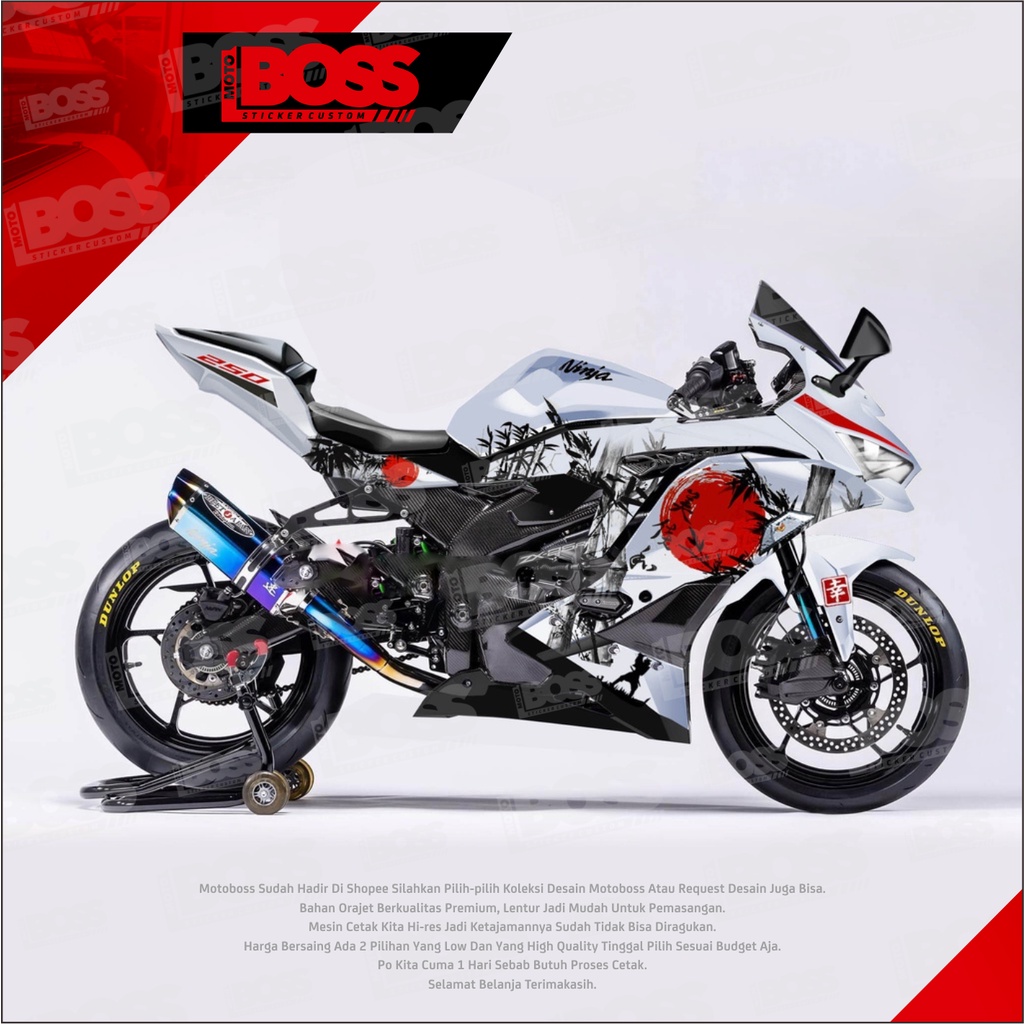 Jual Sticker Decal FULL BODY NINJA ZX25 R Stiker Decal ZX25R Kode ...