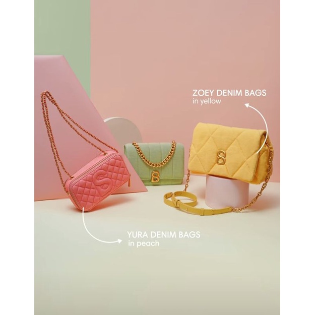 THE DENIM BAGS YURA BAG DENIM ZOEY BAG DENIM NORA BAG DENIM NEW BUTTONSCARVES Yura bag buttonscarves