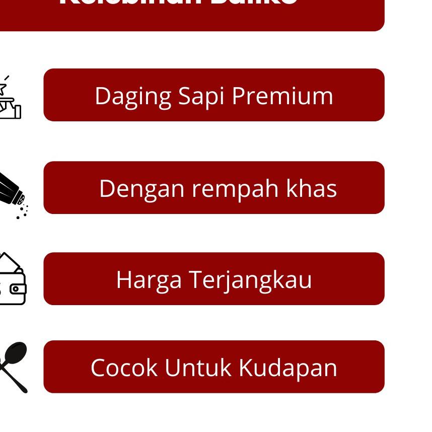 

7.7 SALE Baliko Kornet Daging Sapi Premium 340gr - Isi 2pcs