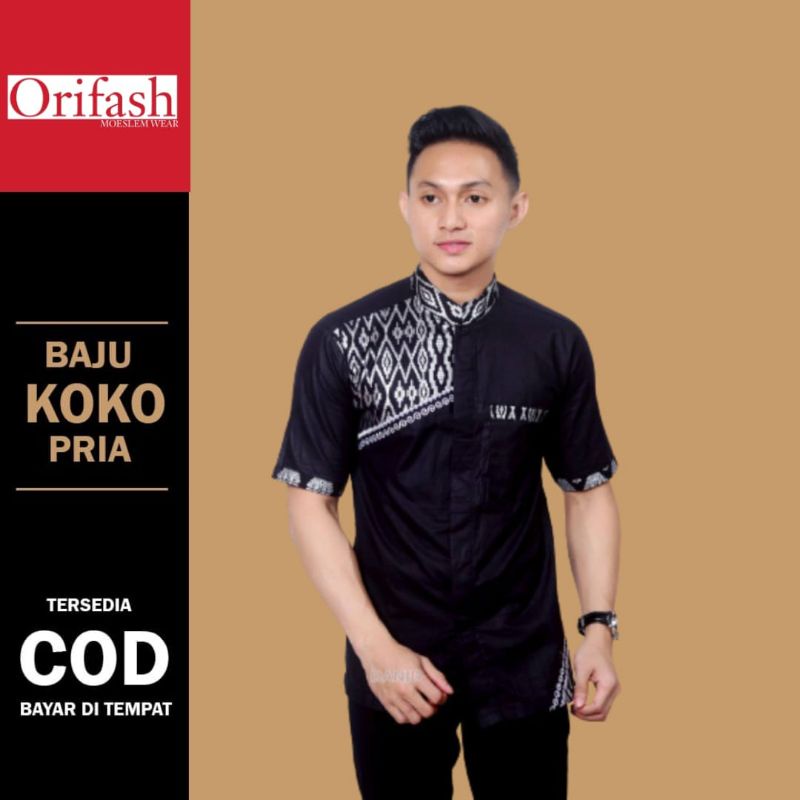 BAJU KOKO DEWASA PREMIUM TERBARU AZZAHIR SYUBBANUL MUSLIMIN LENGAN PENDEK BAJU KOKO