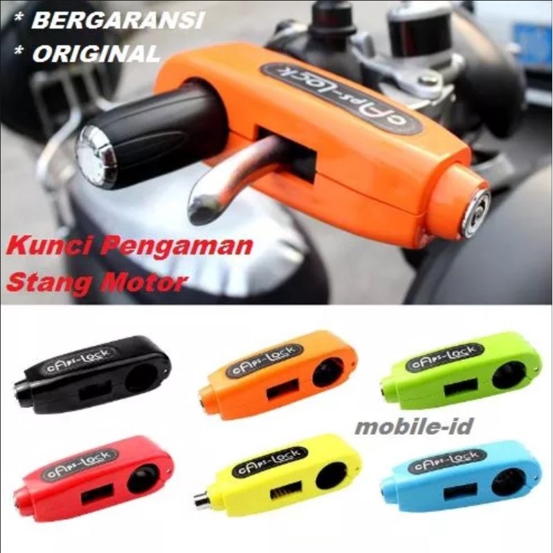 Kunci Setang Motor Anti Maling Pengaman Kendaraan Saat Parkir - Motorcycle Lock Handlebar