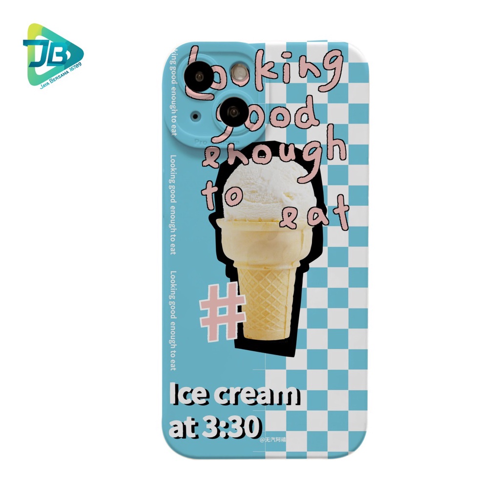 CUSTOM CASE SOFTCASE SILIKON PROCAMERA ICE CREAM CUSTOM OPPO REALME VIVO XIAOMI SAMSUNG INFINIX IPHONE FOR ALL TYPE JB6279