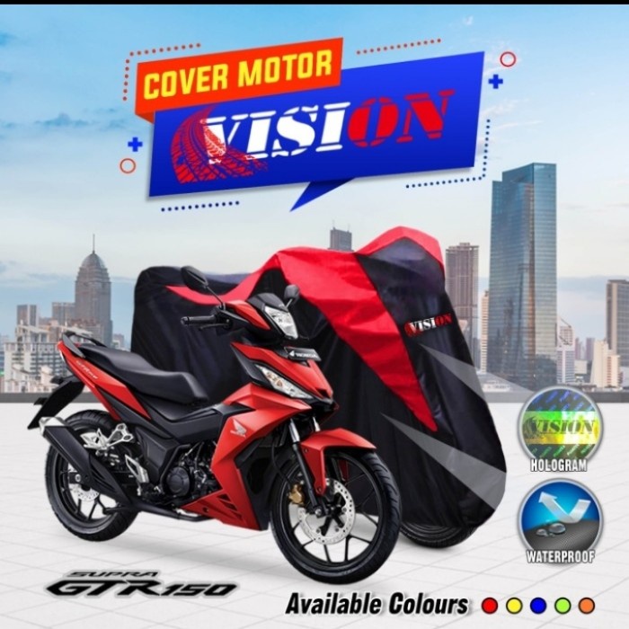 COVER MOTOR SARUNG PELINDUNG MOTOR SUPRA GTR MURAH SEMUA TAHUN