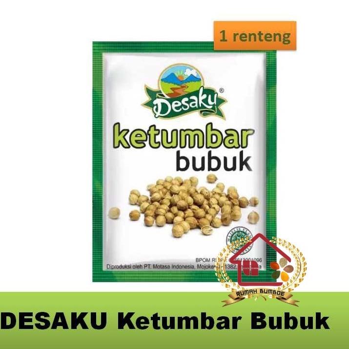 

⇎ DESAKU Ketumbar Bubuk Renceng 12 Sachet / 15gr ゟ
