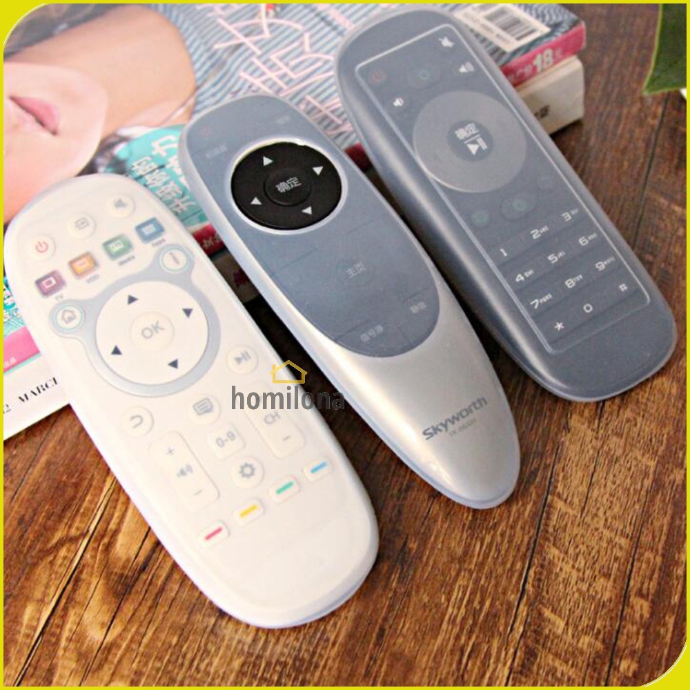 Sarung Silikon Remot Kontrol Universal TV AC Remote Case Transparent