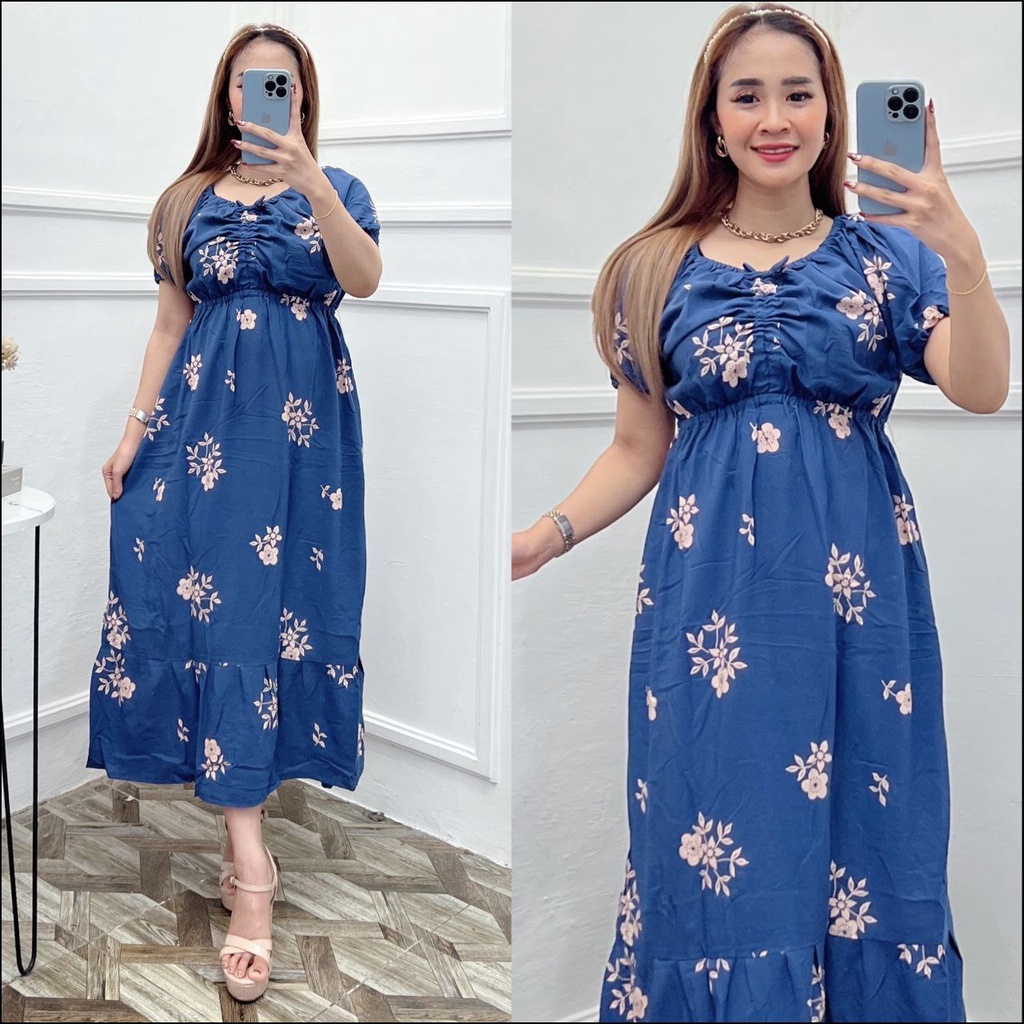 DASTER RAYON DRESS SERUT ELSA DASTER KEKINIAN VIRAL BISA COD