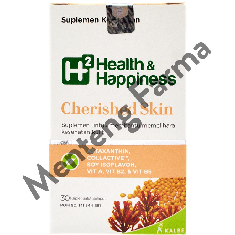 H2 Cherished Skin 30 Kaplet - Suplemen Kesehatan Kulit Kering dan Keriput