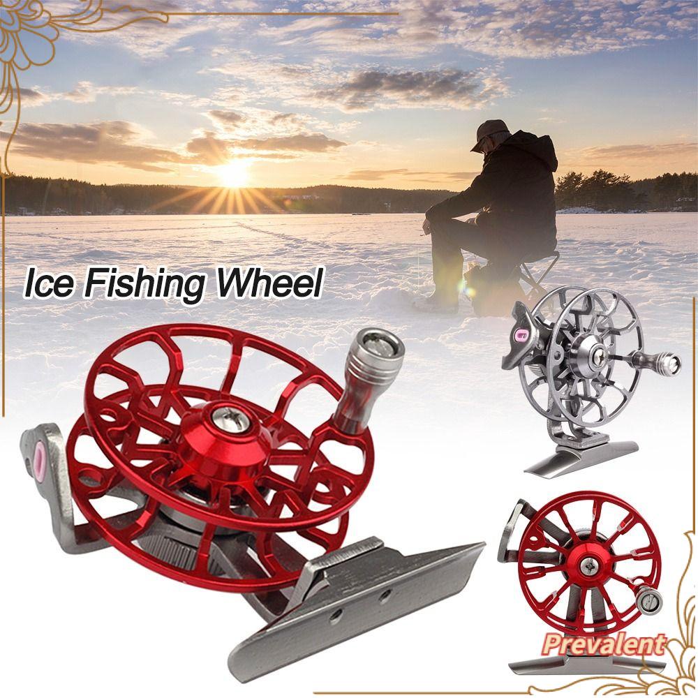 Preva Ice Fishing Wheel Hot Aluminium Alloy Alat Pancing Aksesoris Logam Umpan casting Gulungan