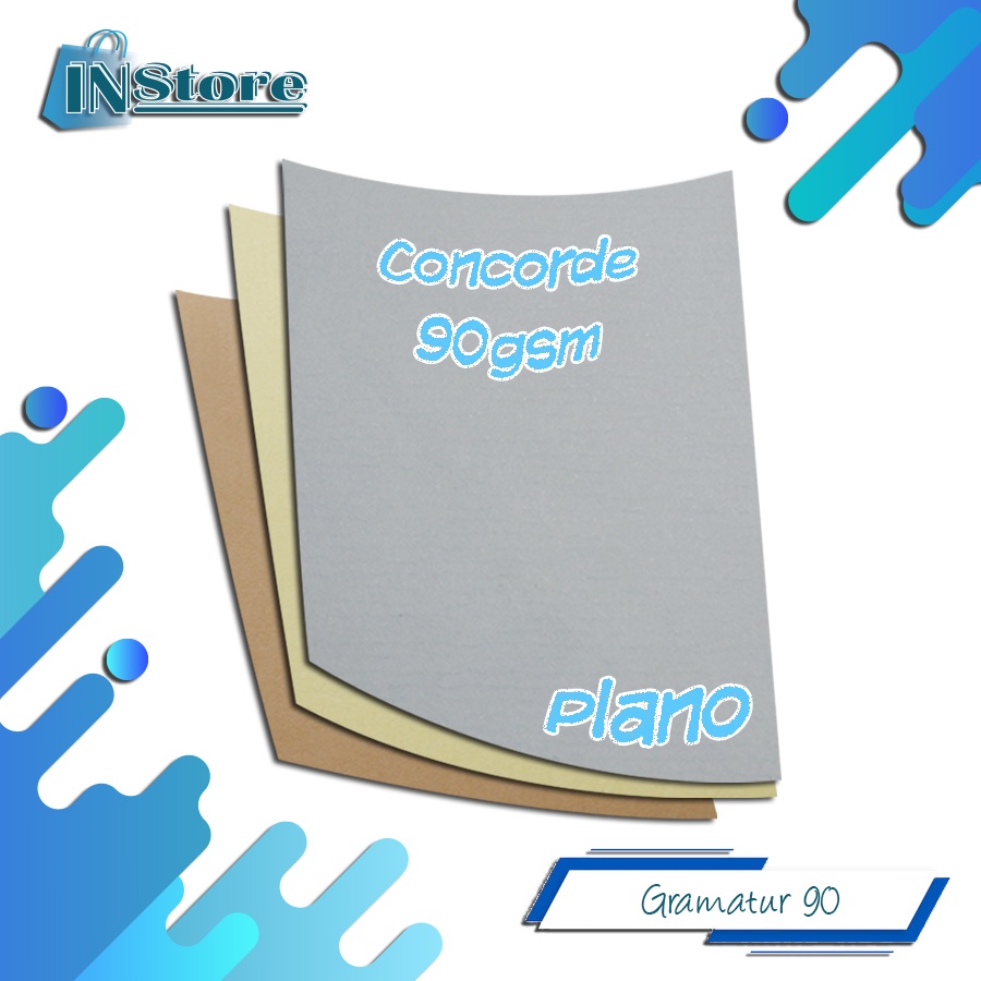 

KERTAS CONCORDE 90gsm, PLANO 79 x109 cm