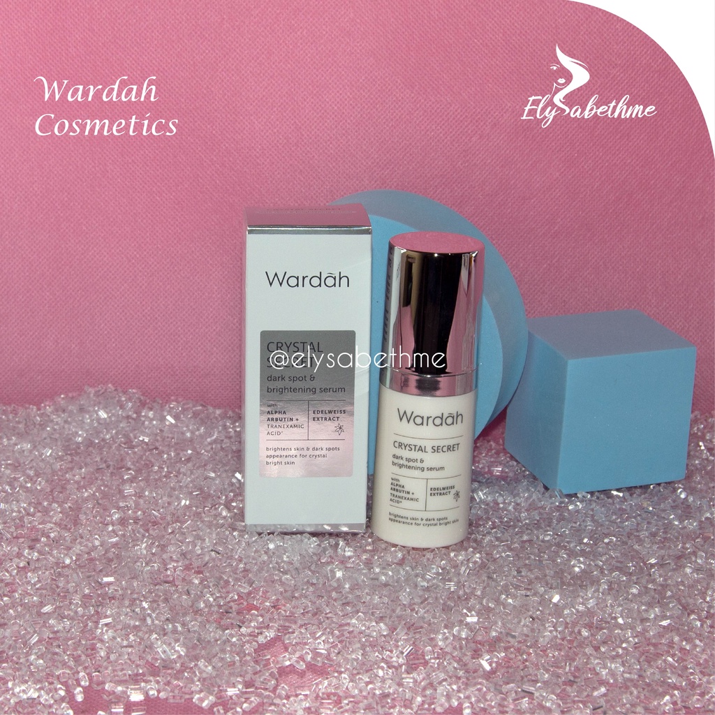 ✿ELYSABETHME✿ 🅆 🄰 🅁 🄳 🄰 🄷 Wardah Crystal Secret Series | facial wash, Micellar gel, serum, essense, day, night, starter kit skincare halal perawatan wajah pembersih