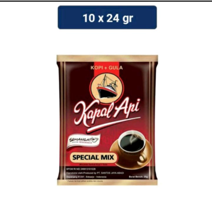 

KOPI KAPAL API SPECIAL MIX 25gr RENCENG ( ISI 10 )