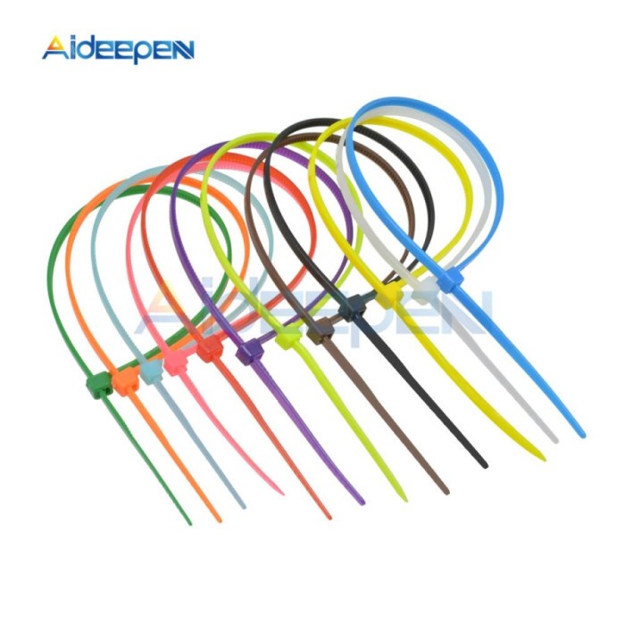 Kabel Tie Warna Warni Isi 100 Pcs CABLE TIE Ties Zip Lock Panjang 150mm 15cm Per Bungkus