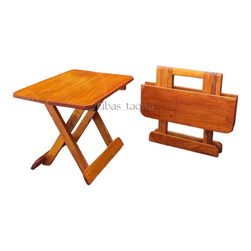 meja lipat al qur'an meja belajar rekal kayu meja laptop rehal al qur'an meja ngaji anak