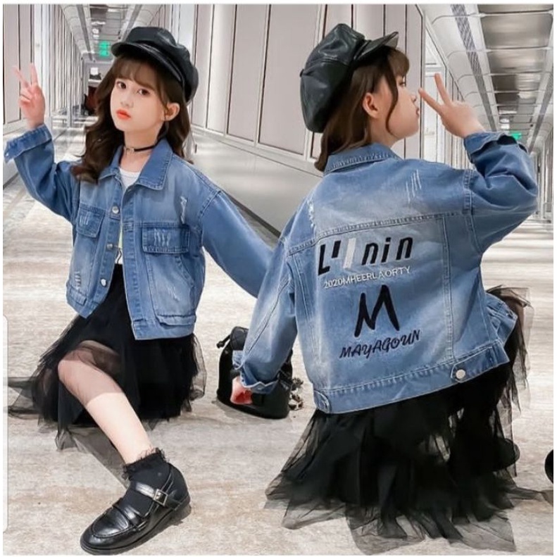 Baju Jaket Anak Perempuan / Baju Jaket Import /Luaran anak perempuan M