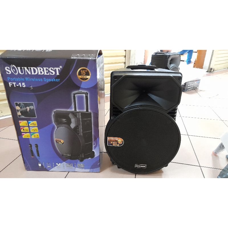 Speaker portable meeting wireles Sounbest ft 15 15 inch