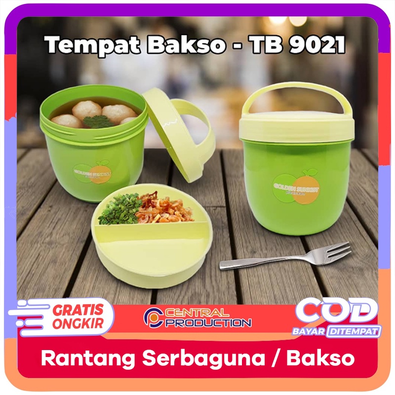 Rantang bakso Golden Sunkist TB9021 Rantang Sayur Food Grade Termos Es Tahan Panas