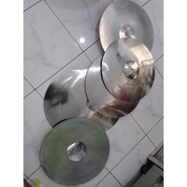 Simbal monel 12 inchi cymbal drumband SD marawis Hadrah suara nyaring