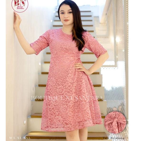 Harga Bersahabat DRESS BROKAT MODERN DRESS BROKAT TERLARIS DRESS PESTA DRESS NATAL DAN TAHUN BARU DR