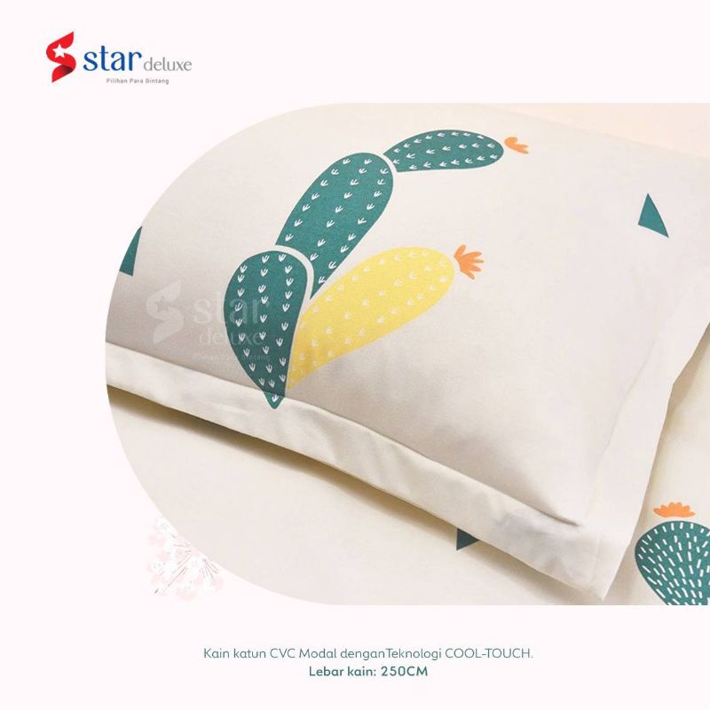 Sprei kaktus star deluxe katun premium