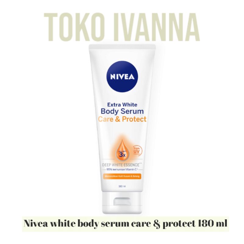 Nivea Extra White Body Serum Care &amp; Protect 180mL