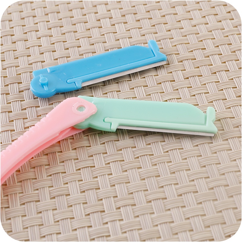 Pisau Cukur Alis / Eyebrow Shaver / Cukur Alis Lipat / Cukuran Alis Rambut - Pisau Alis Free Refill