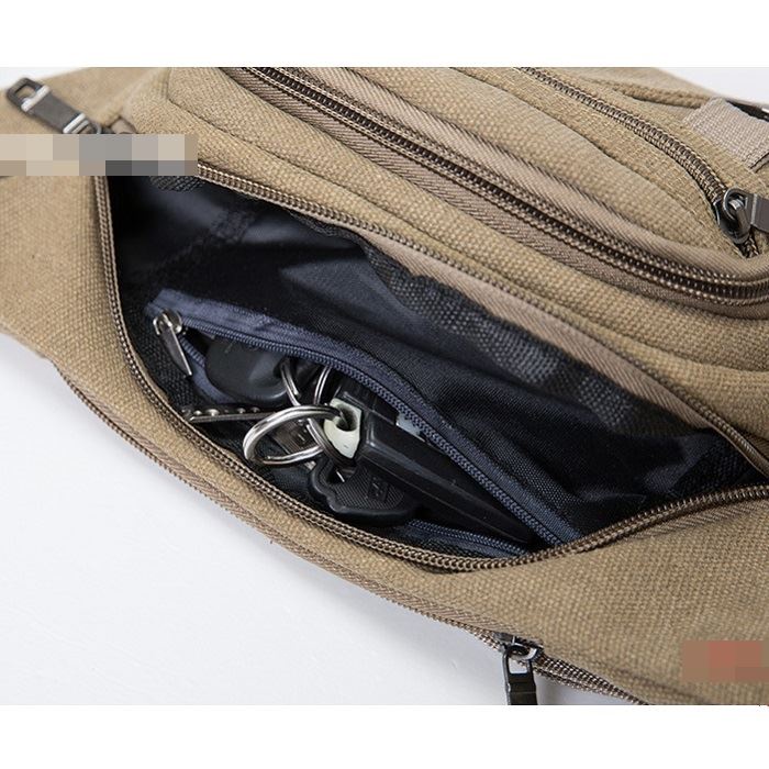 BJ2065 - BLACK/BROWN/GREEN/KHAKI - TAS PRIA WAISTBAG SLINGBAG FASHION KOREA CHINA IMPORT MODIS ELEGAN TERMURAH TERLARIS TERBARU BAGSTORE JAKARTA TAS BATAM JTF065