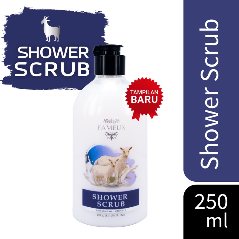 Fameux Whitening Shower Scrub 250ml