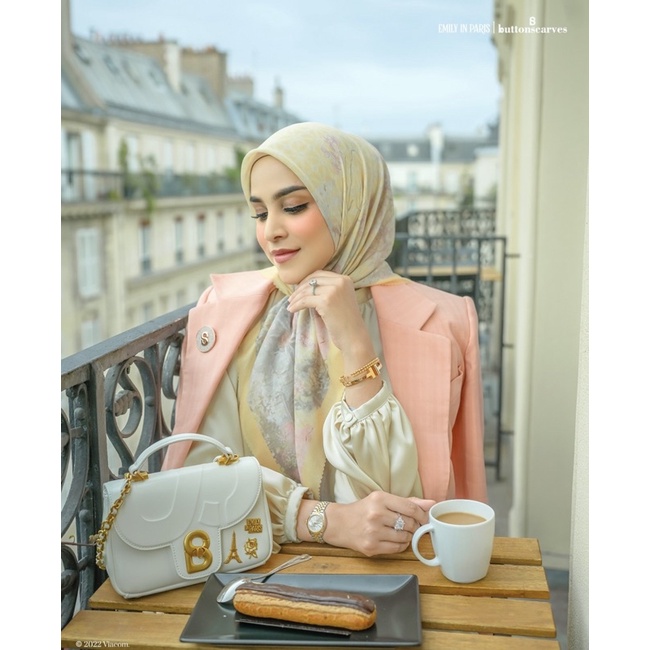 emily alma flap bag le blanc small PL